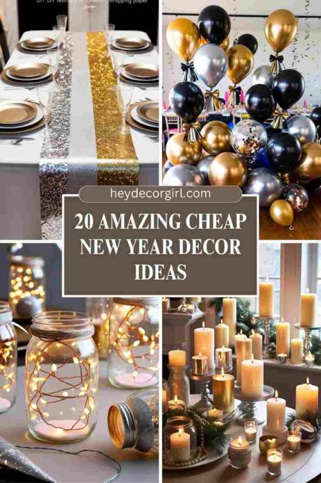  Cheap New Year Decor Ideas