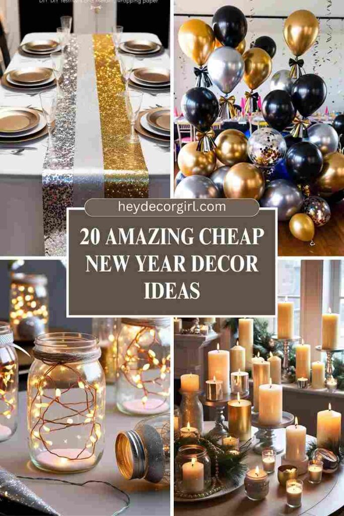  Cheap New Year Decor Ideas