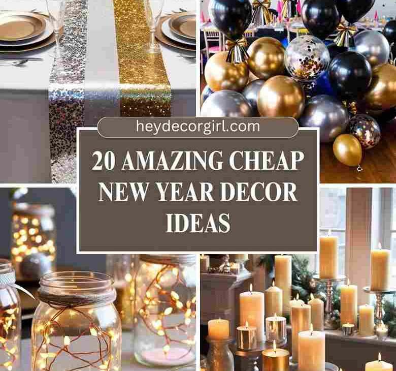  Cheap New Year Decor Ideas