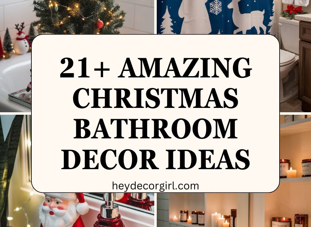 Christmas Bathroom Decor​ Ideas