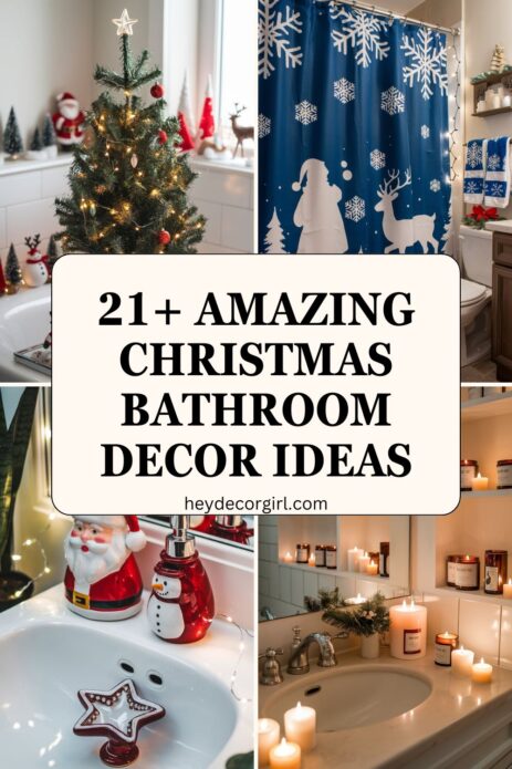 Christmas Bathroom Decor​ Ideas