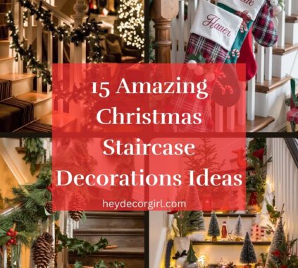 Christmas Staircase Decorations​ Ideas