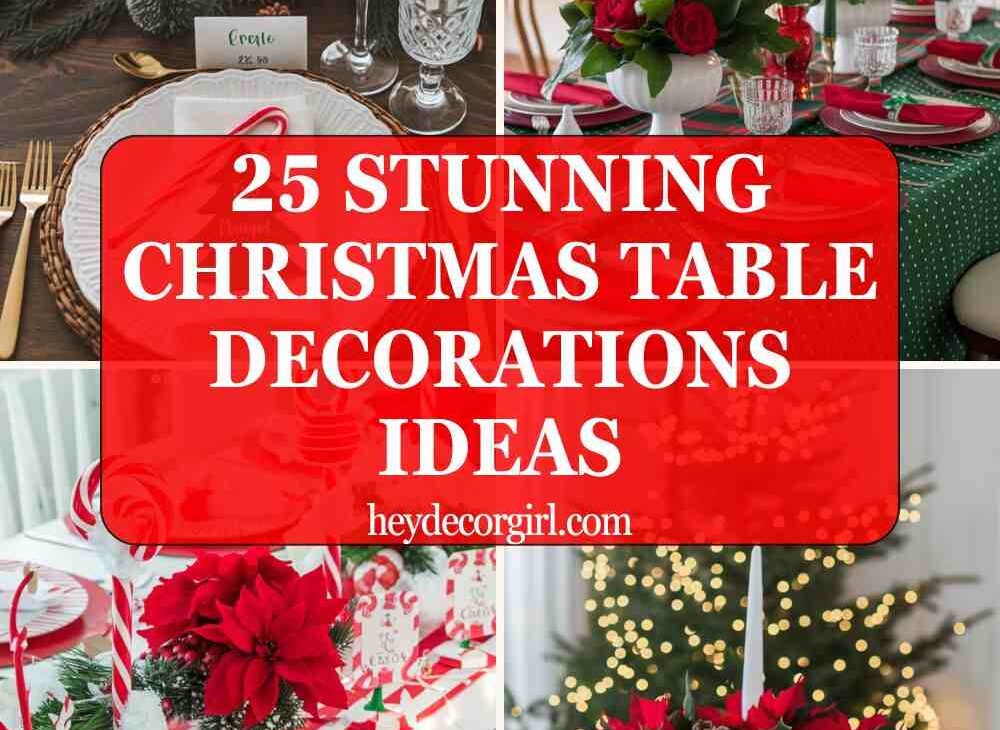 Christmas Table Decorations​ Ideas