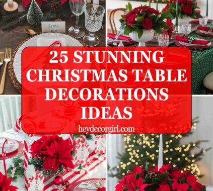 Christmas Table Decorations​ Ideas