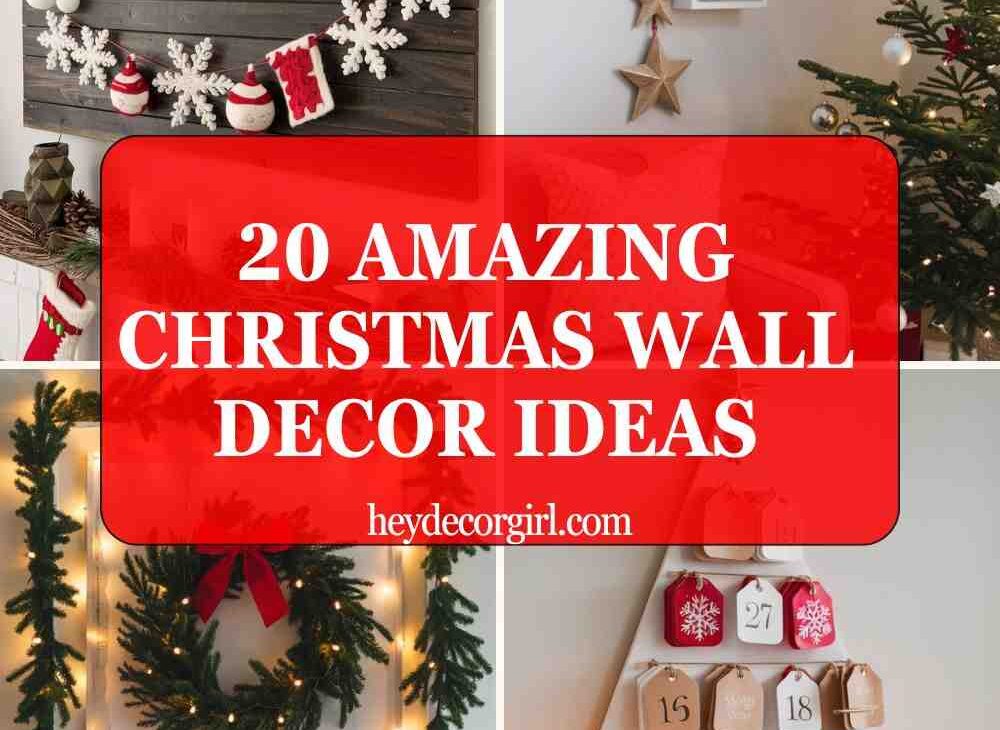 Christmas wall decor ideas