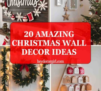 Christmas wall decor ideas