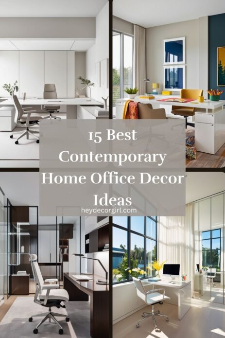 Contemporary Home Office Decor Ideas