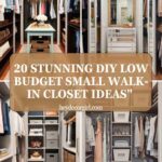 DIY Low Budget Small Walk-In Closet Ideas