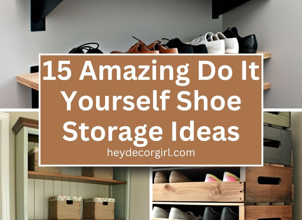 Do It Yourself Shoe Storage Ideas