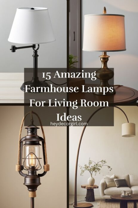 Farmhouse Lamps For Living Room​ Ideas