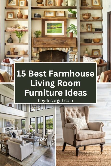 Farmhouse Living Room Furniture​ Ideas