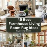 Farmhouse Living Room Rug​ Ideas