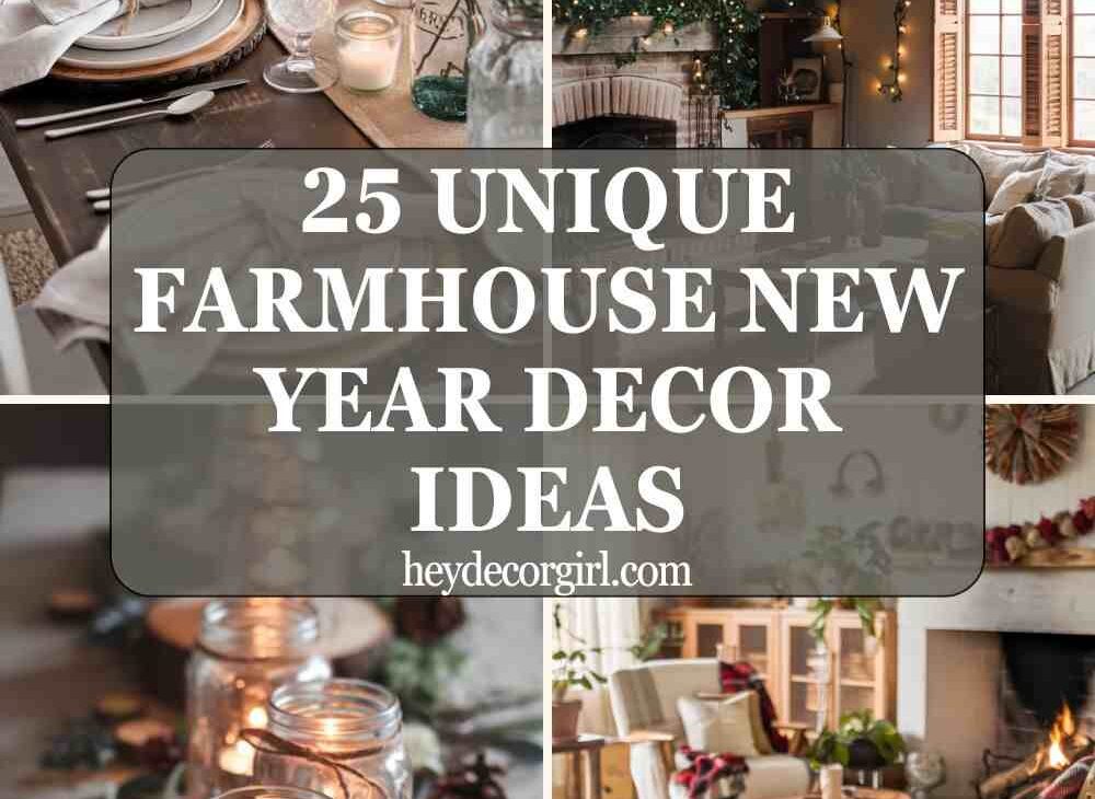 Farmhouse New Year Decor Ideas