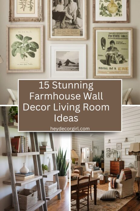 Farmhouse Wall Decor Living Room​ Ideas