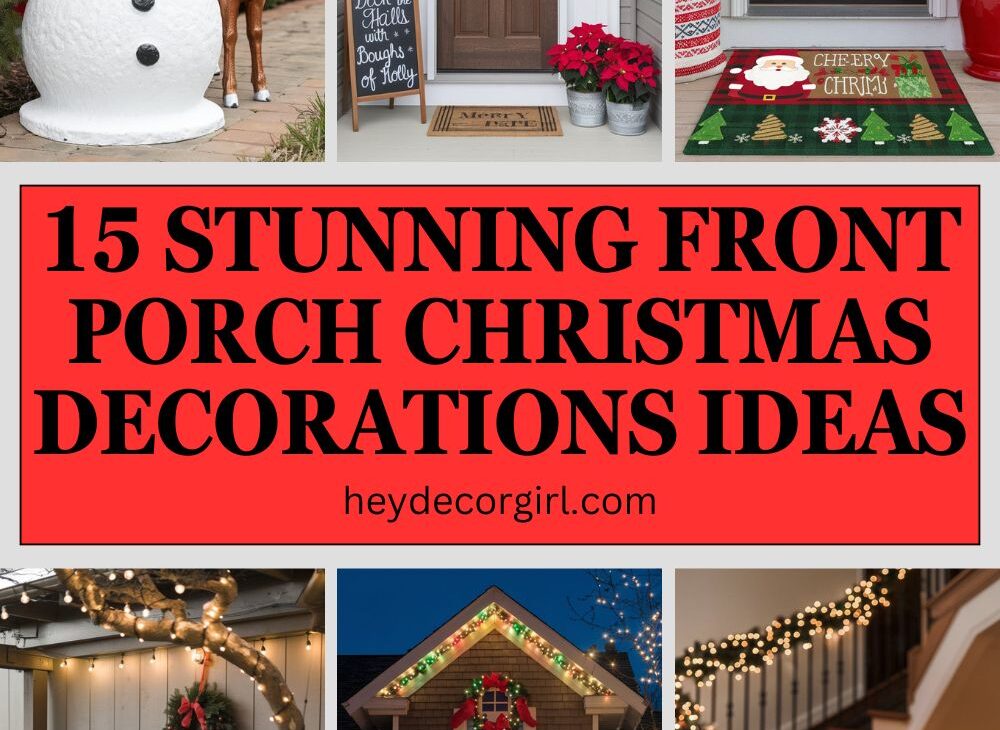 Front Porch Christmas Decorations​ Ideas