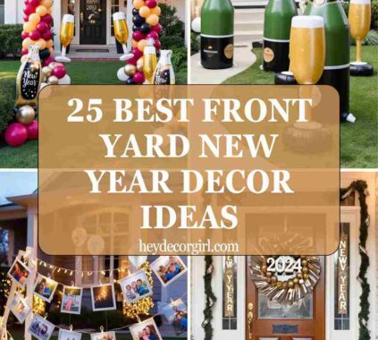 Front Yard New Year Decor Ideas