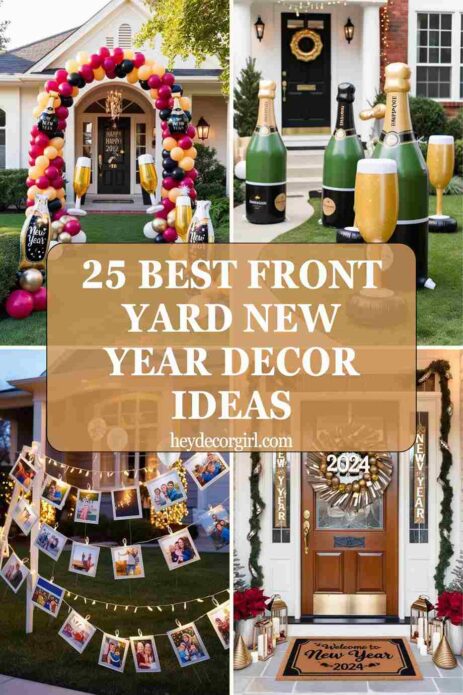 Front Yard New Year Decor Ideas