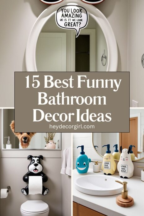 Funny Bathroom Decor​ Ideas