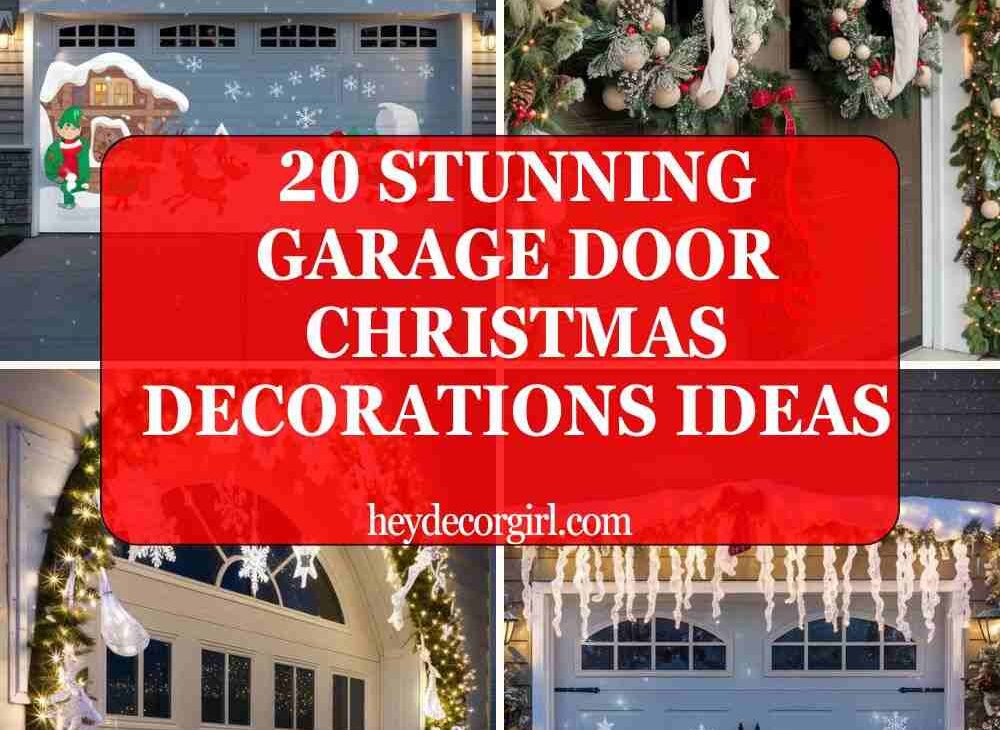 Garage Door Christmas Decorations Ideas