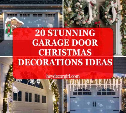 Garage Door Christmas Decorations Ideas