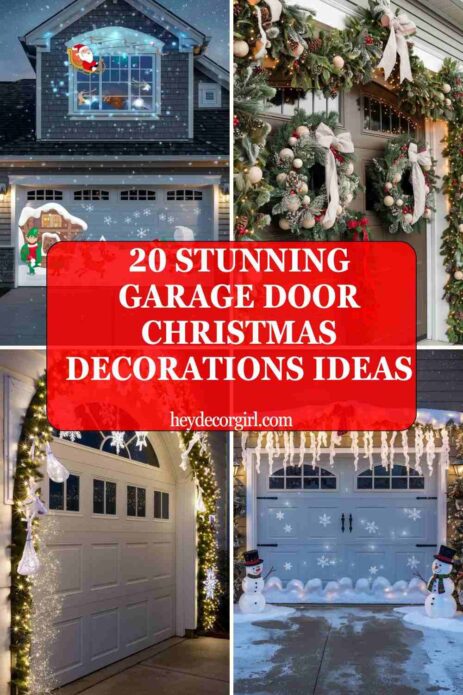 Garage Door Christmas Decorations Ideas