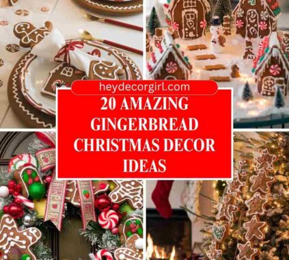 Gingerbread Christmas Decor Ideas