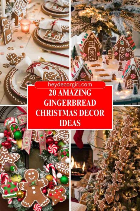 Gingerbread Christmas Decor Ideas