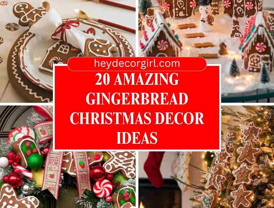 Gingerbread Christmas Decor Ideas