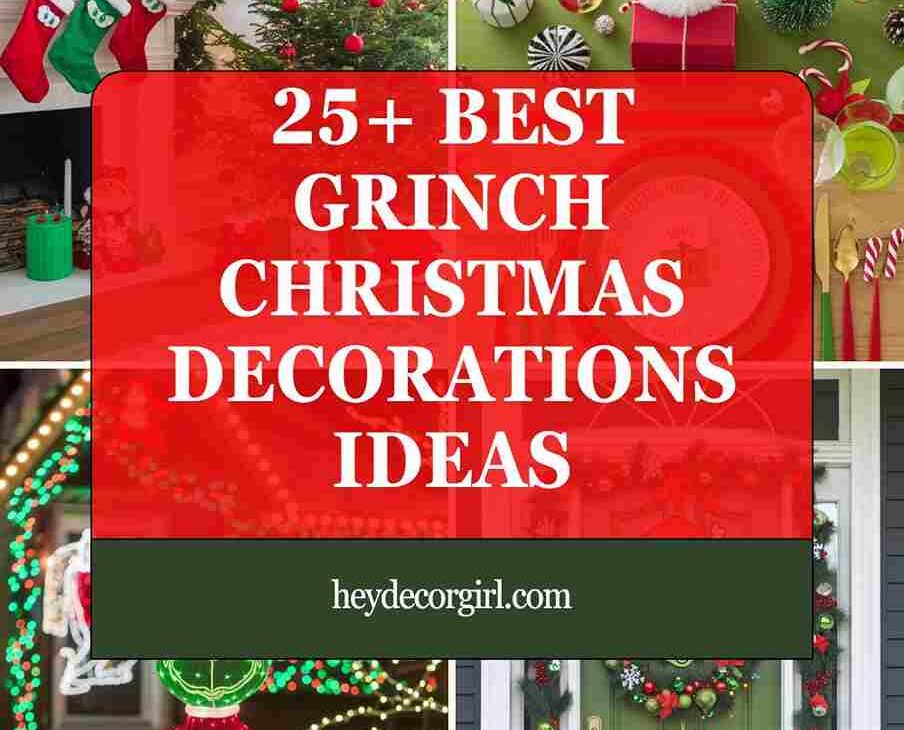 Grinch Christmas Decorations Ideas