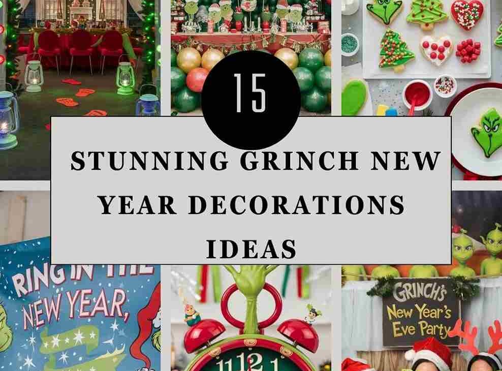 Grinch New Year Decorations Ideas