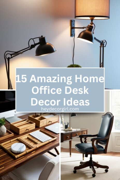 Home Office Desk Decor Ideas