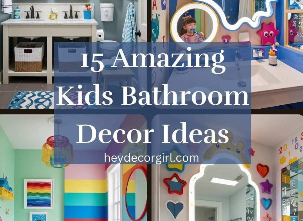 Kids Bathroom Decor​ Ideas