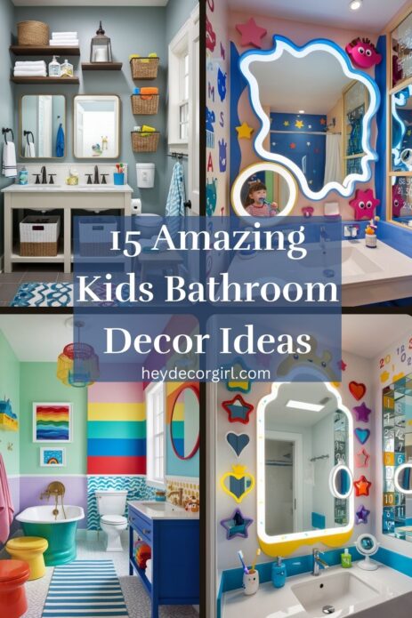 Kids Bathroom Decor​ Ideas