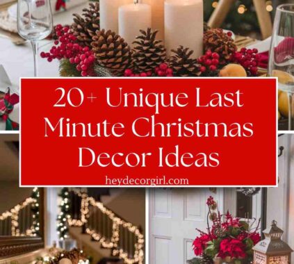 Last Minute Christmas Decor Ideas