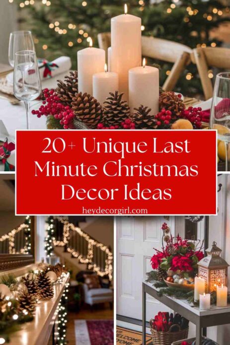 Last Minute Christmas Decor Ideas