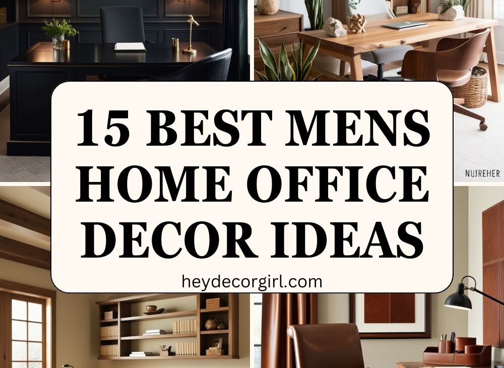 Mens Home Office Decor Ideas