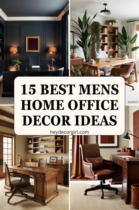 Mens Home Office Decor Ideas