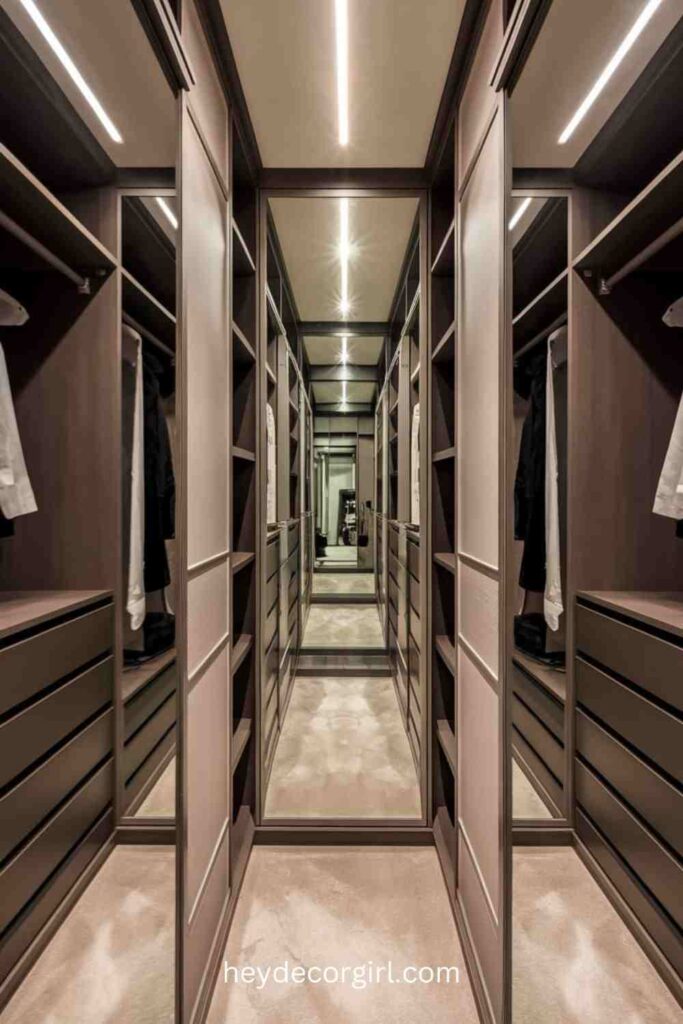 20 Stunning Narrow Small Walk-In Closet Ideas - Hey Decor Girl [Latest ...