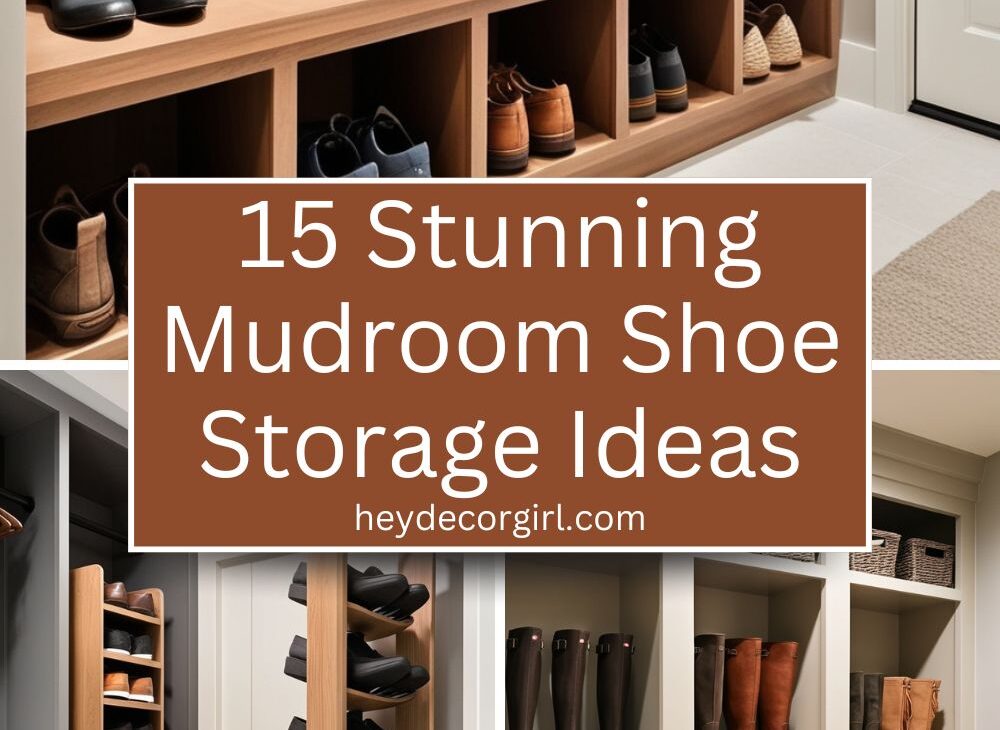 Mudroom Shoe Storage Ideas