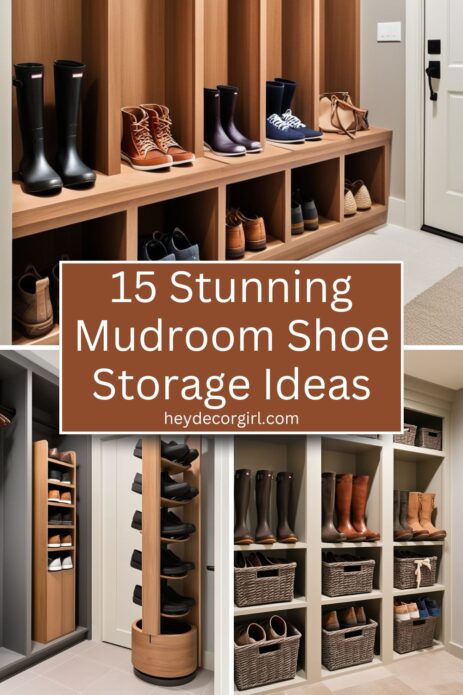 Mudroom Shoe Storage Ideas