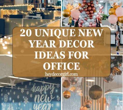 New Year Decor Ideas For Office