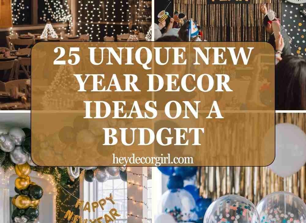 New Year Decor Ideas On A Budget