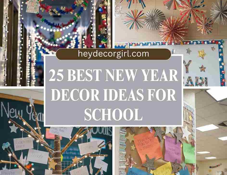 New Year Decor Ideas for School