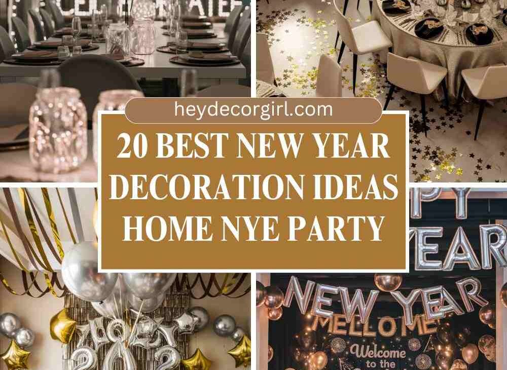 New Year Decoration Ideas Home NYE Party