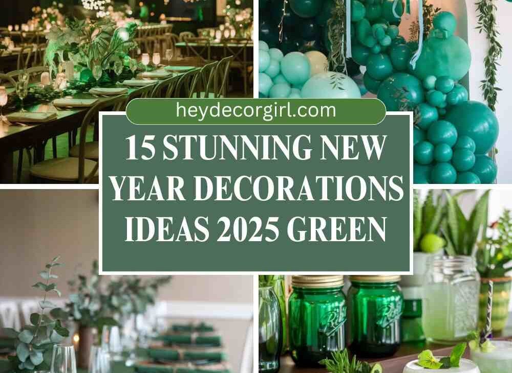 New Year Decorations Ideas 2025 Green