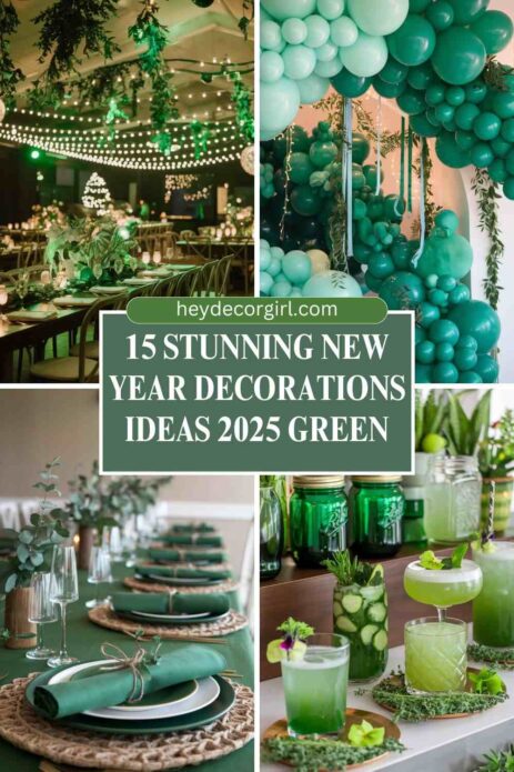 New Year Decorations Ideas 2025 Green