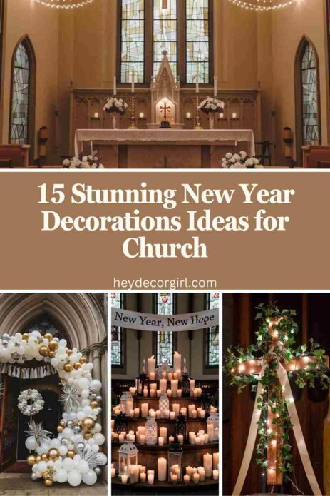 New Year Decorations Ideas for Church