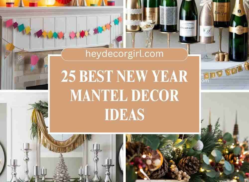 New Year Mantel Decor Ideas