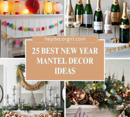 New Year Mantel Decor Ideas