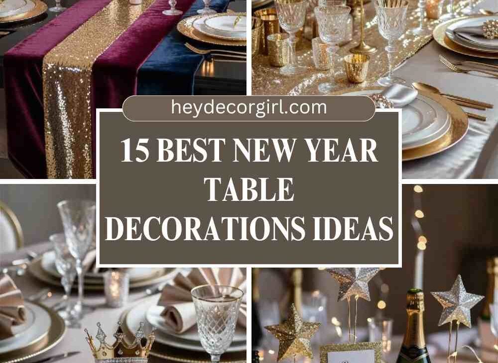 New Year Table Decorations Ideas